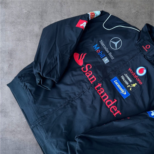 Mercedes-Benz McLaren F1 Racing Jacke – Schwarz/Blau – Limitierte Edition