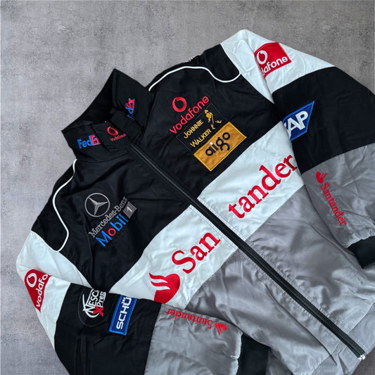 McLaren Mercedes-Benz Racing Jacke – Grau/Schwarz