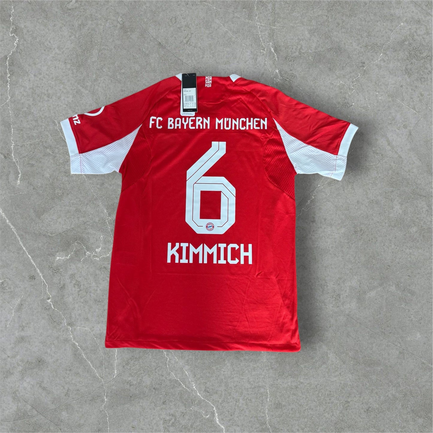 Fußballtrikot Heimrot #6 Kimmich – L