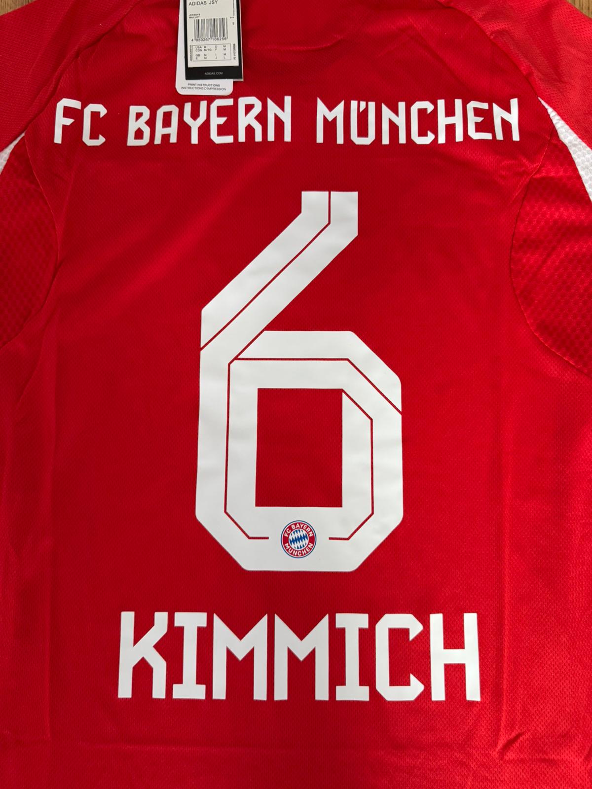 Fußballtrikot Heimrot #6 Kimmich – L