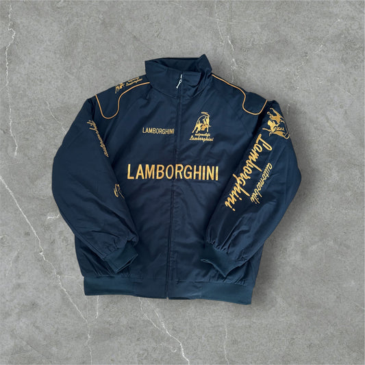 Lamborghini Racing Jacke – Schwarz/Gold – Limited Style