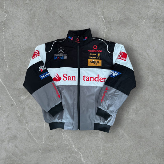 McLaren Mercedes-Benz Racing Jacke – Grau/Schwarz