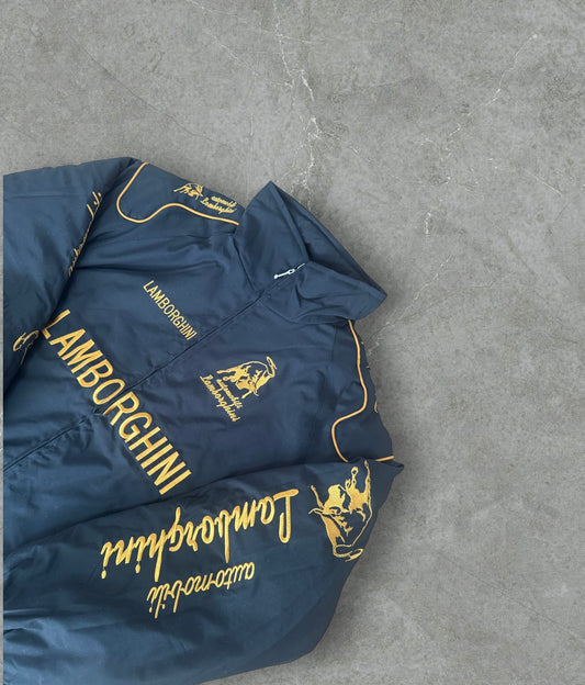 Lamborghini Racing Jacke – Schwarz/Gold – Limited Style