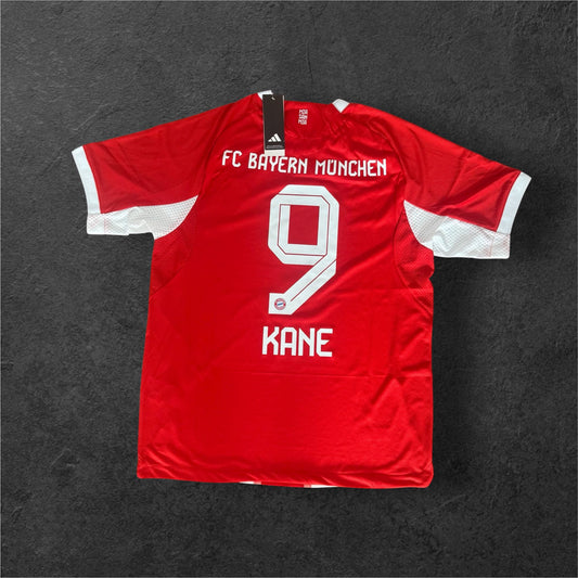 Fußball Trikot Nr. 9 Kane – Rot/Weiß – Größe XL