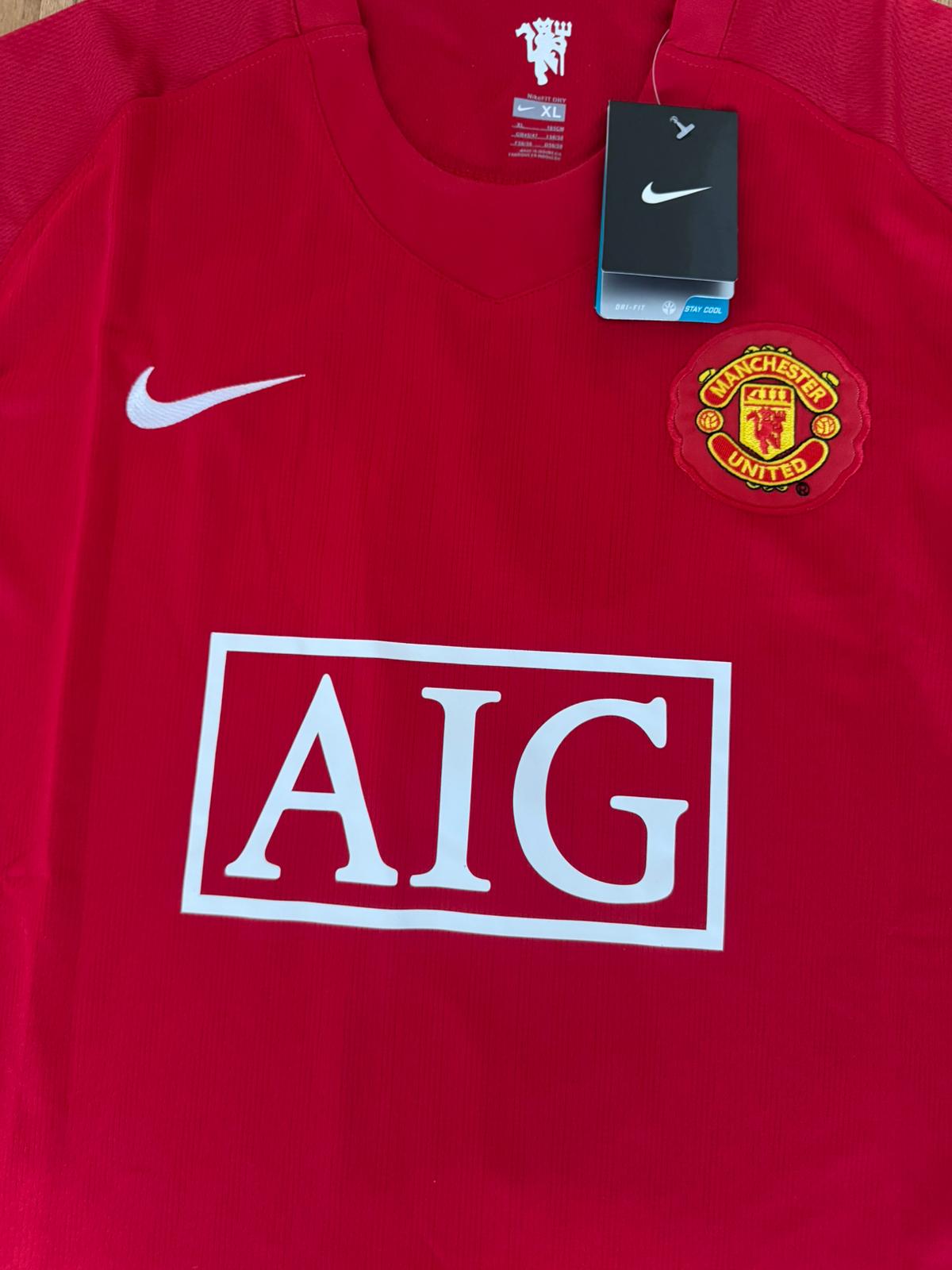 Klassisches Fußballtrikot – Ronaldo #7 – Rot, Größe L & XL